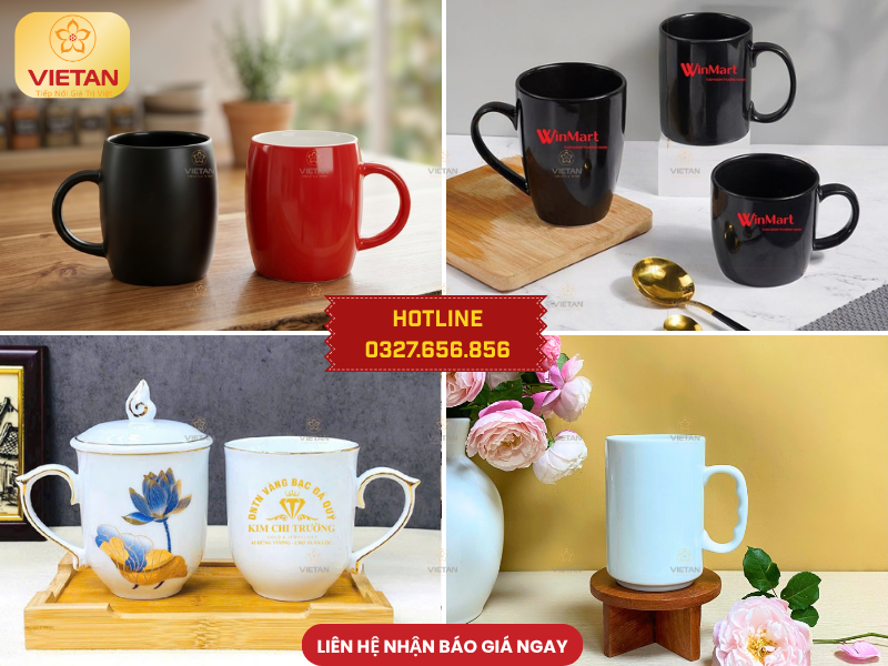 Cốc sứ in logo Quà tặng Trung thu giá rẻ cho khách hàng