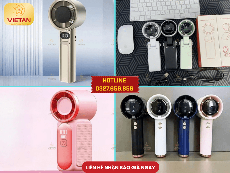 Quạt mini cầm tay Gợi ý quà Trung thu cho học sinh THCS &amp; THPT (trên 10 tuổi)