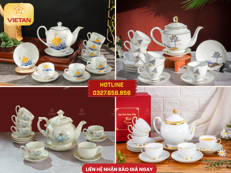 Bộ ấm trà cao cấp Gợi ý quà Trung thu tặng sếp nam ấn tượng