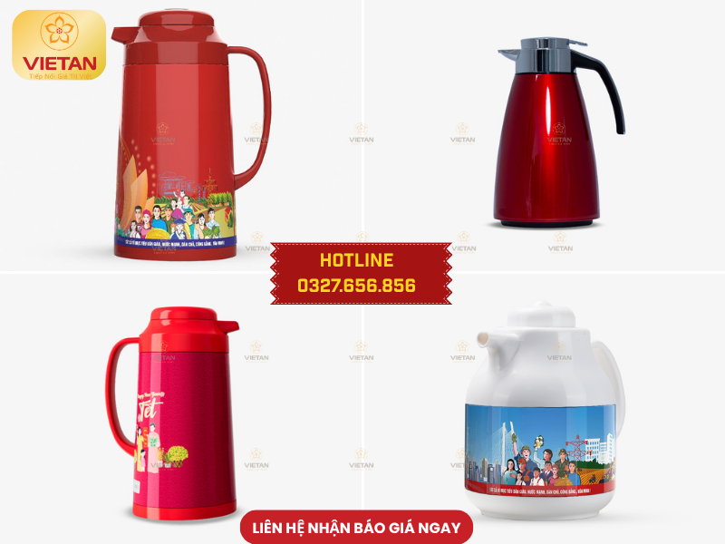 Phích pha trà  Quà tặng Quốc khánh 2/9 cho khách hàng, đối tác