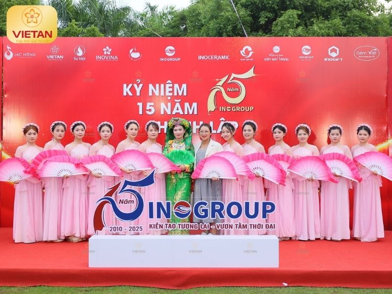 Slogan kỷ niệm 15 năm thành lập công ty