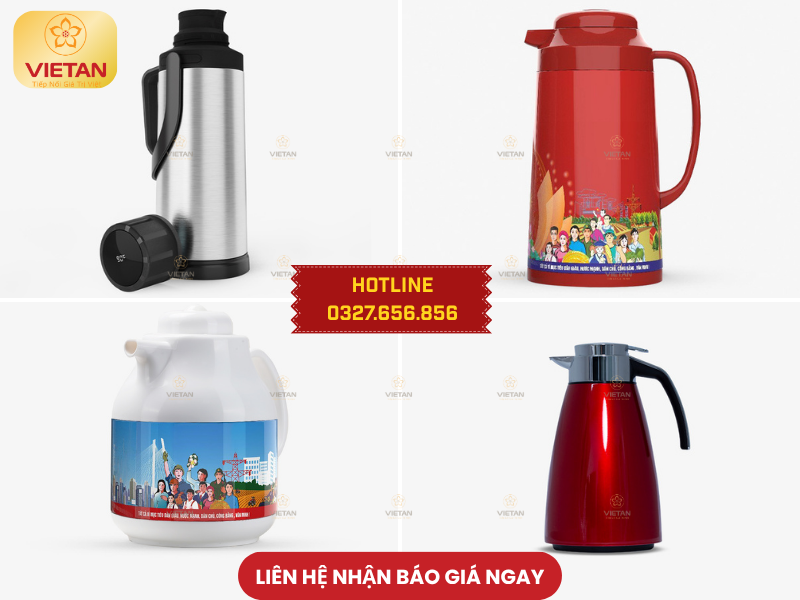 Phích giữ nhiệt tặng ngày 1/5 cho công nhân viên nhà máy xí nghiệp