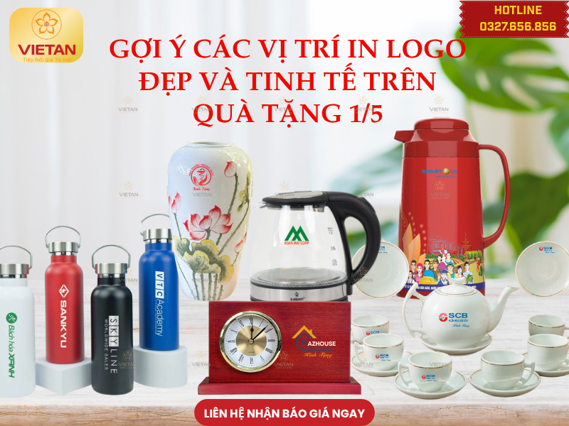 Gợi ý các vị trí in logo đẹp và tinh tế trên quà tặng 1/5