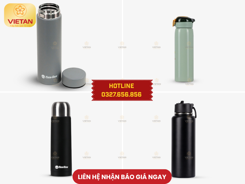 Bình giữ nhiệt tặng ngày 1/5 cho công nhân viên nhà máy xí nghiệp