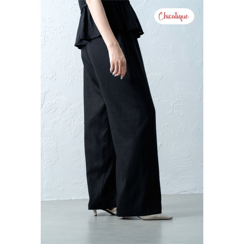 Set áo kiểu nữ quần suông Chicatique Hemi chất Linen Baboo không nhăn form nhẹ basic