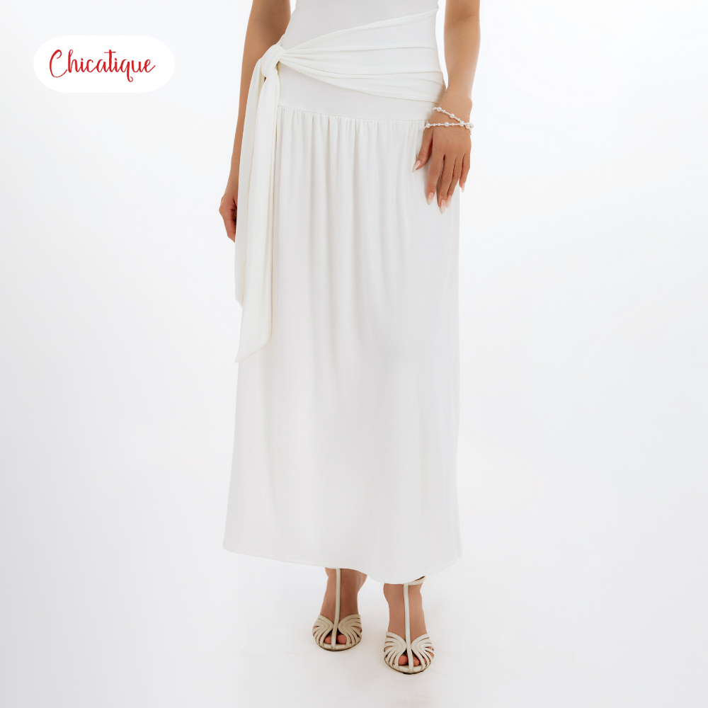 Đầm thun sát nách Chicatique Hadi cotton Hàn co giãn dáng dài ôm tôn dáng