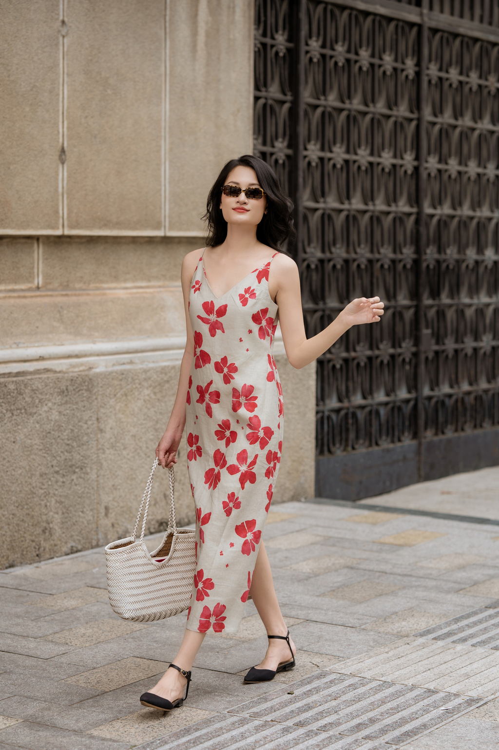 Đầm hai dây hở lưng CHICATIQUE Candy