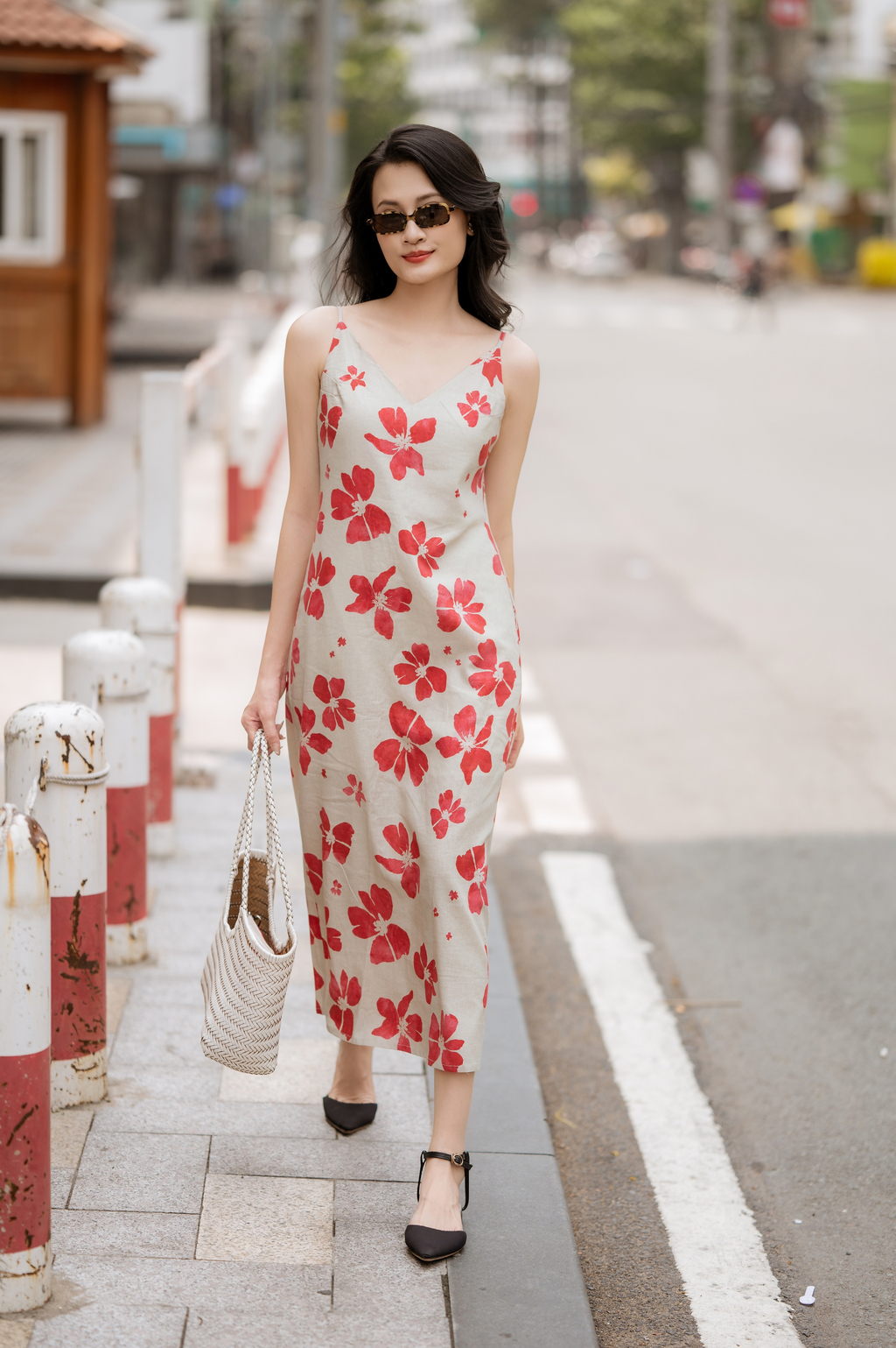 Đầm hai dây hở lưng CHICATIQUE Candy