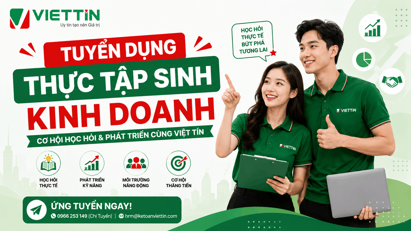 Tuyển dụng Thực tập sinh Kinh doanh