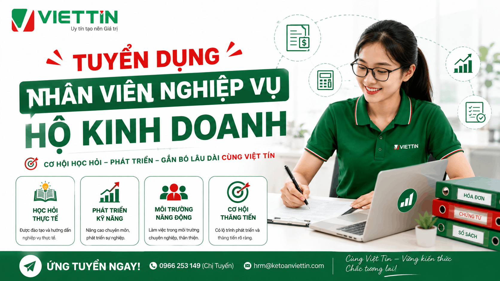 Tuyển dụng nhân viên Nghiệp vụ Hộ kinh doanh