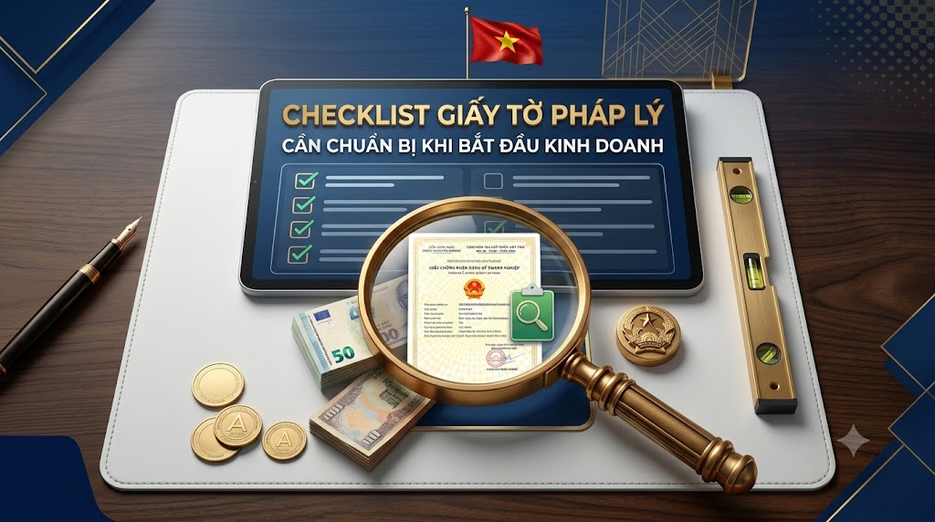 Checklist giấy tờ pháp lý cần chuẩn bị khi bắt đầu kinh doanh