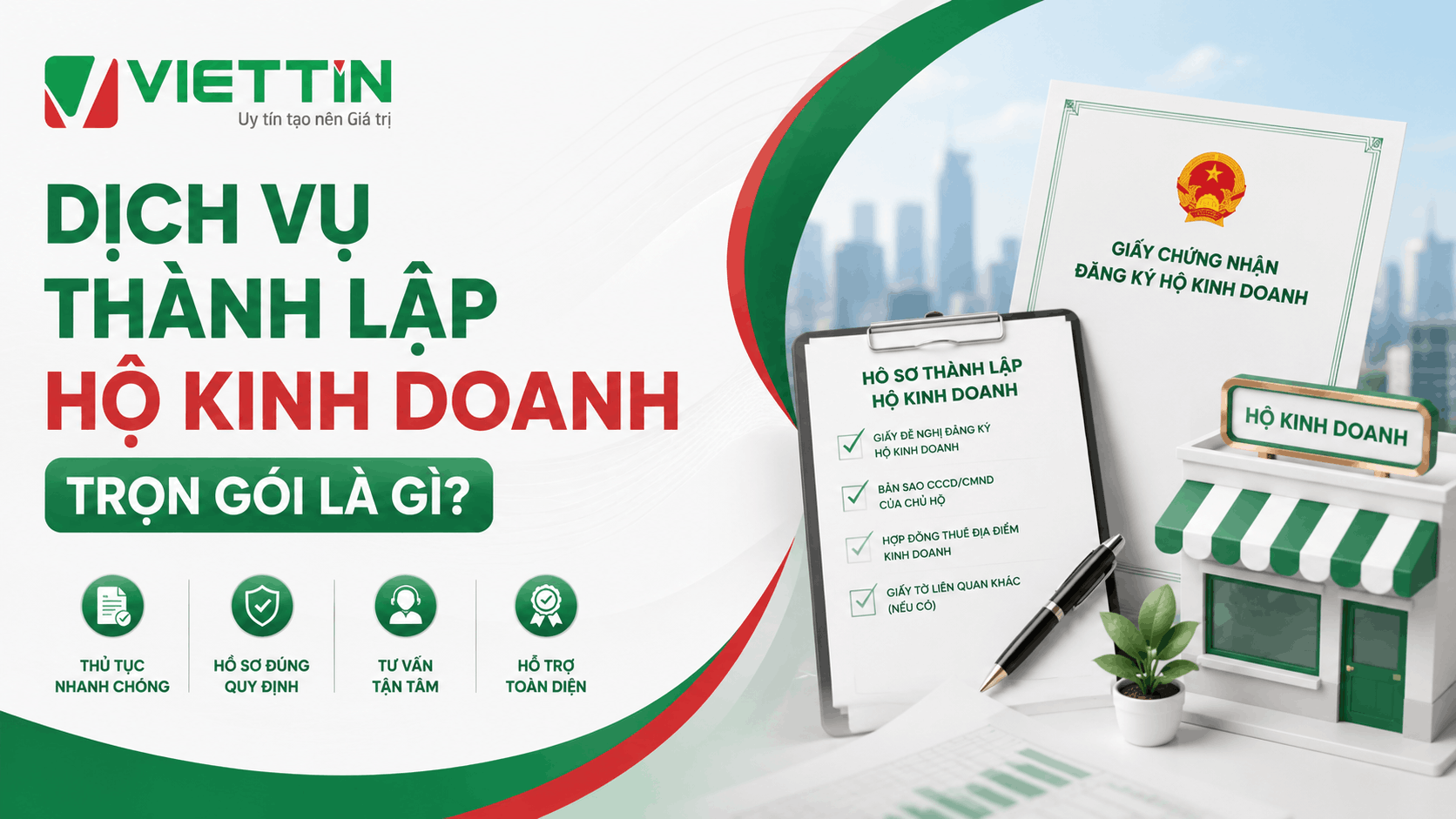 THÀNH LẬP HỘ KINH DOANH