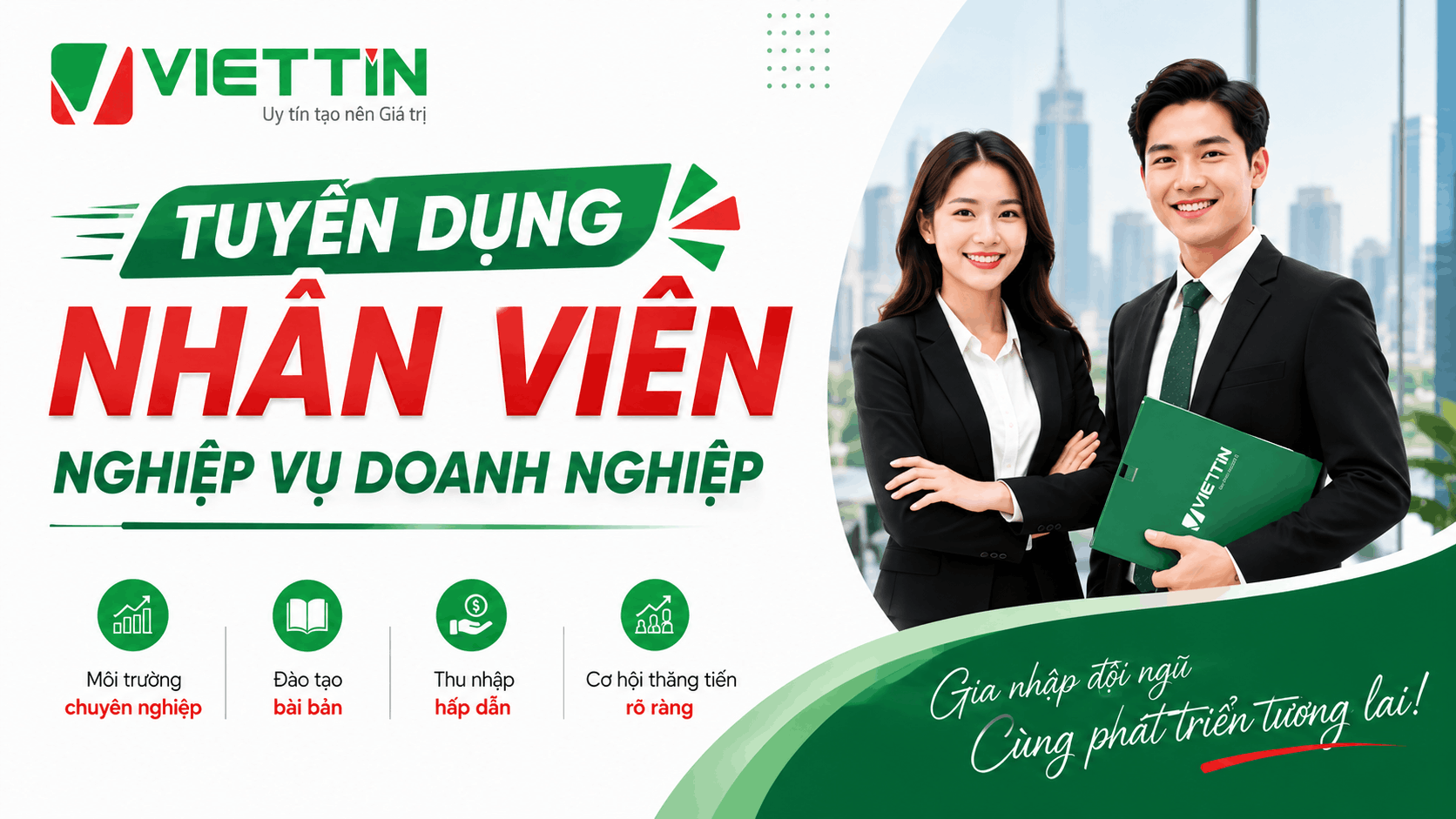 Tuyển dụng nhân viên Nghiệp vụ doanh nghiệp