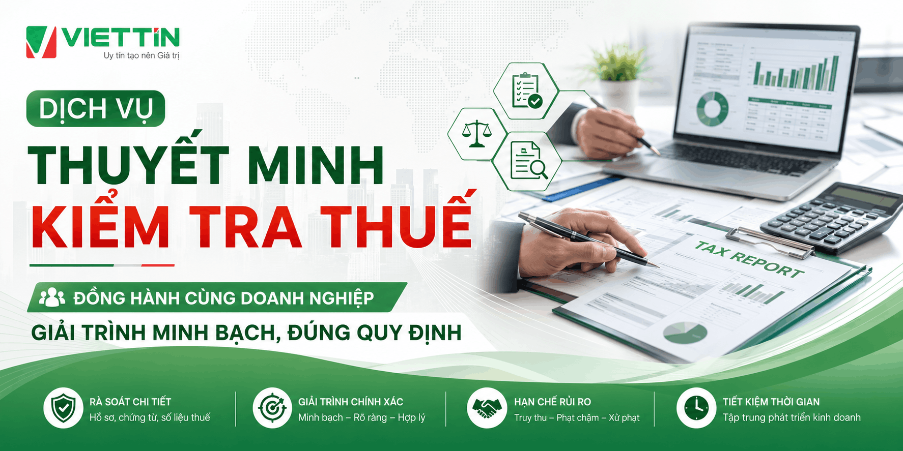 DỊCH VỤ THUYẾT MINH KIỂM TRA THUẾ
