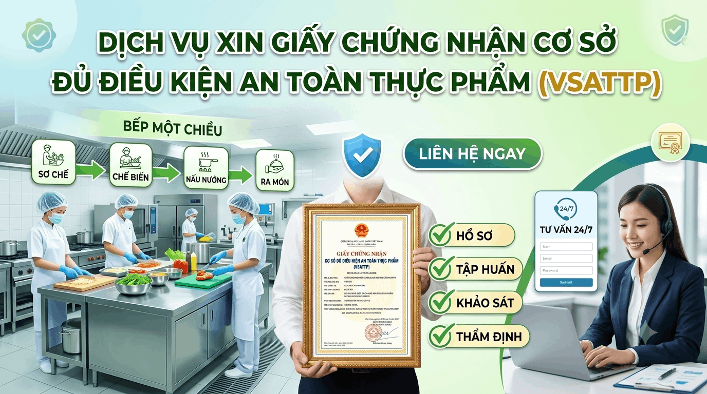 GIẤY PHÉP VỆ SINH AN TOÀN THỰC PHẨM