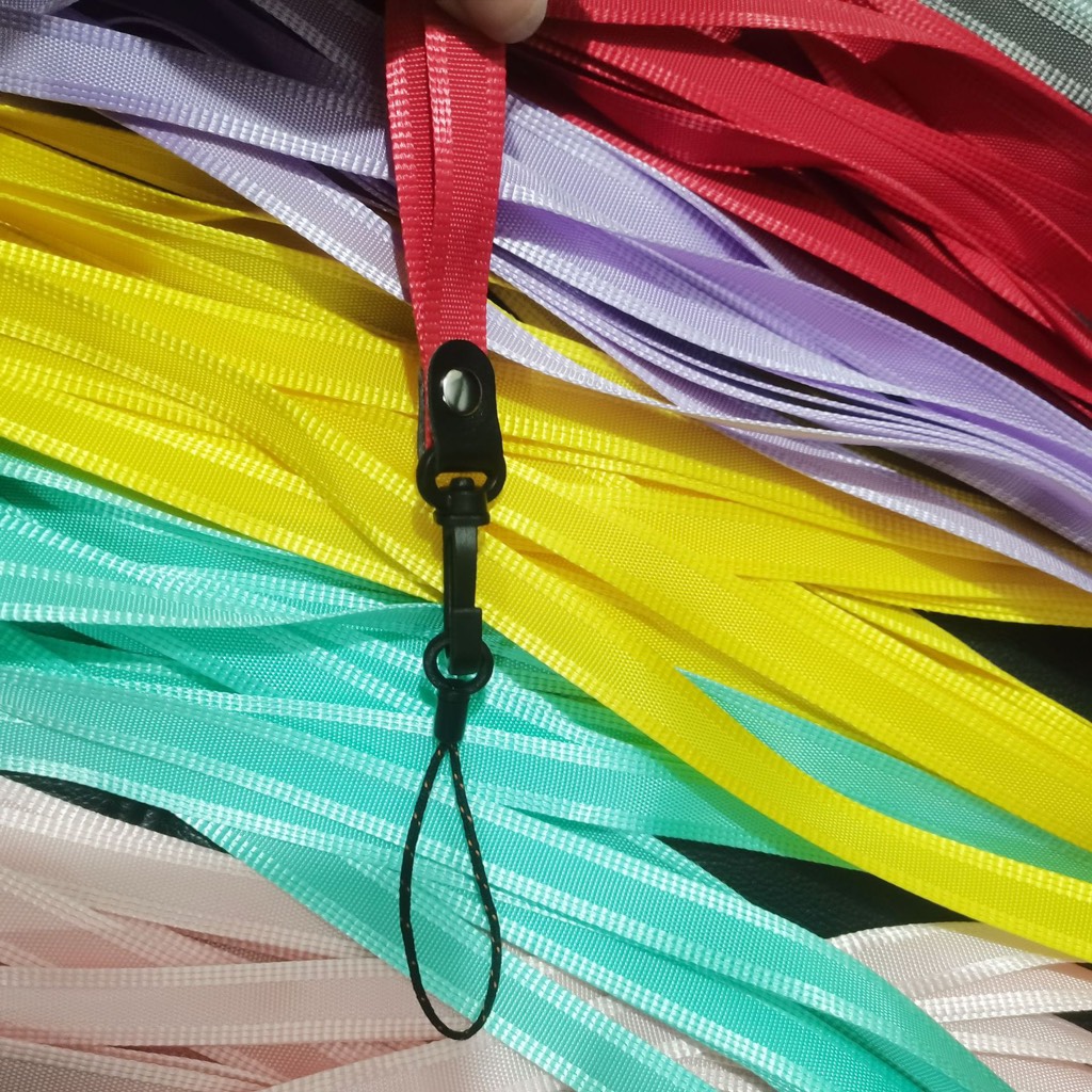 Dây đeo (bảng tên/ điện thoại) màu trơn (1T*200B*100S)