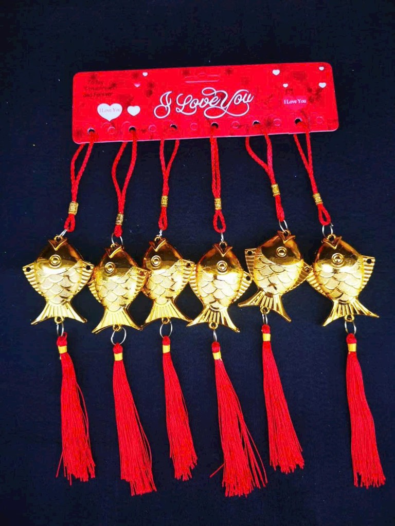 Dây treo hình cá chép đôi bịch (1T*500B*6D)