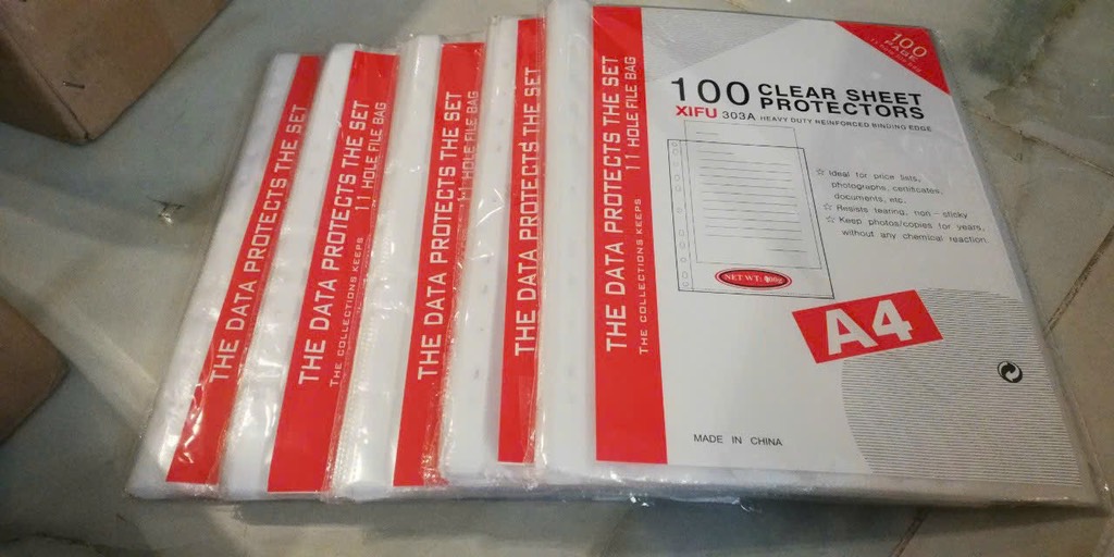 Bìa Lỗ A4 dầy 4.0 XLMZ - xấp