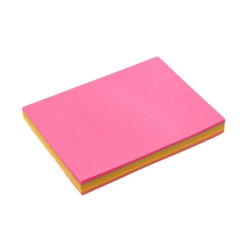 Giấy note 3*4 5 lớp dạ quang - xấp 100 tờ