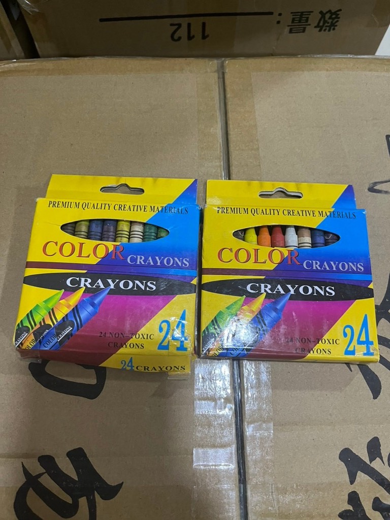 Sáp 24 màu thường nhỏ - ngắn (1T*4L*72H)