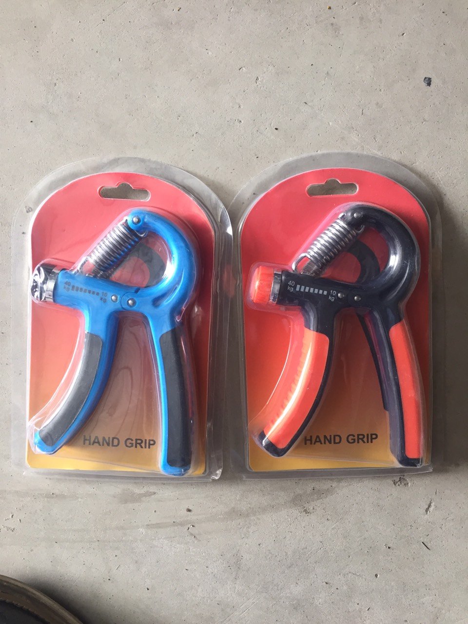 Bóp tay tập cơ tay thân nhựa mềm từ 10 - 40 kg vĩ nhựa (1T*100C)