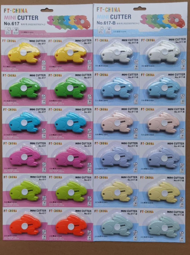 Dao rọc giấy mini hình thỏ FT 617 (1T*60V*12C)