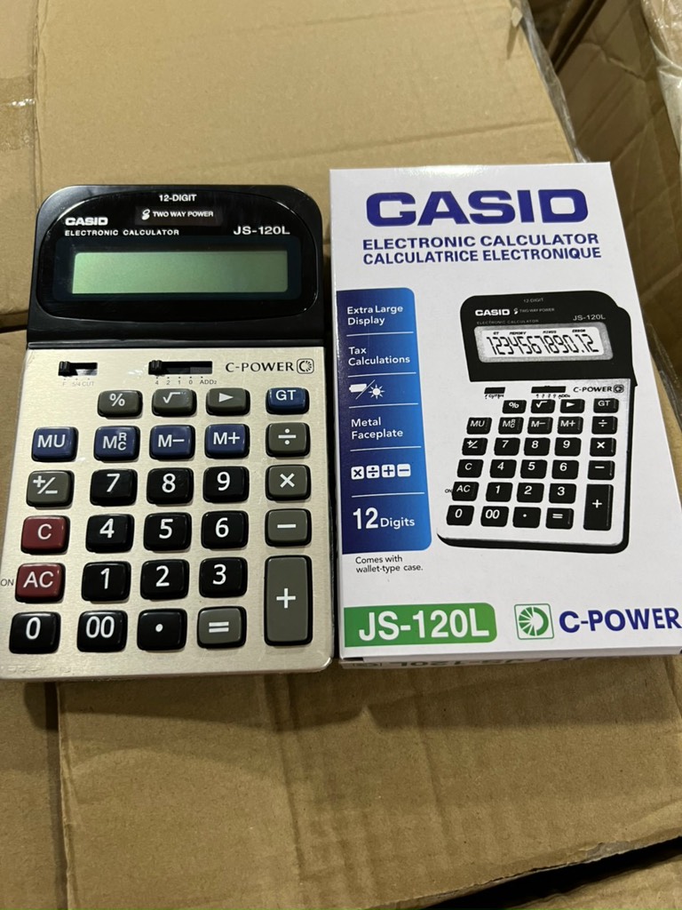 Máy tính Casio JS 120L (1T*8H*20C)