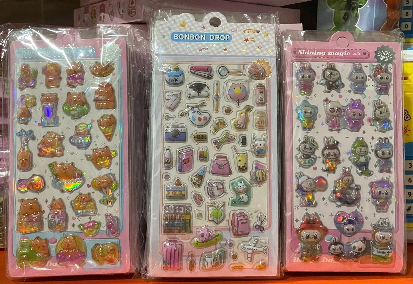 Hình dán (Sticker) 3D nổi - (1T*200B*10V)