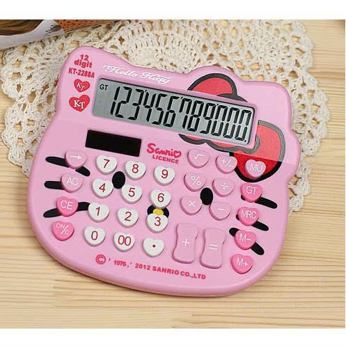 Máy tính Kitty 6688 - màu hồng (1T*80C)