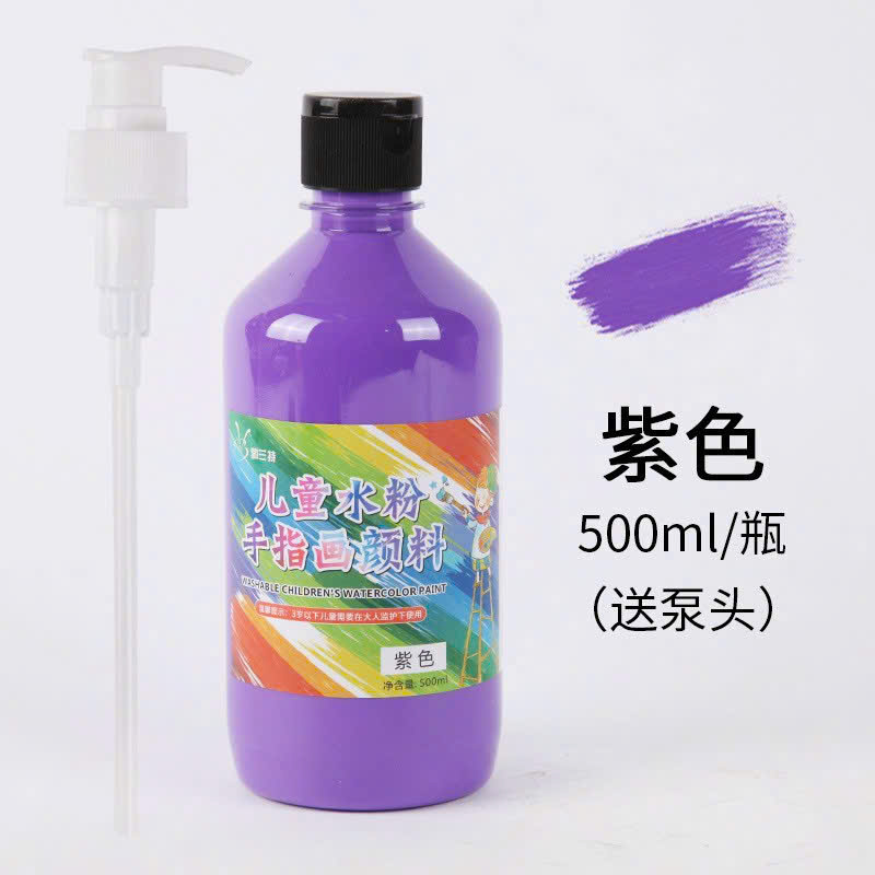 Màu nước 500ml - chai lùn ( 1T*48C ) - màu tím