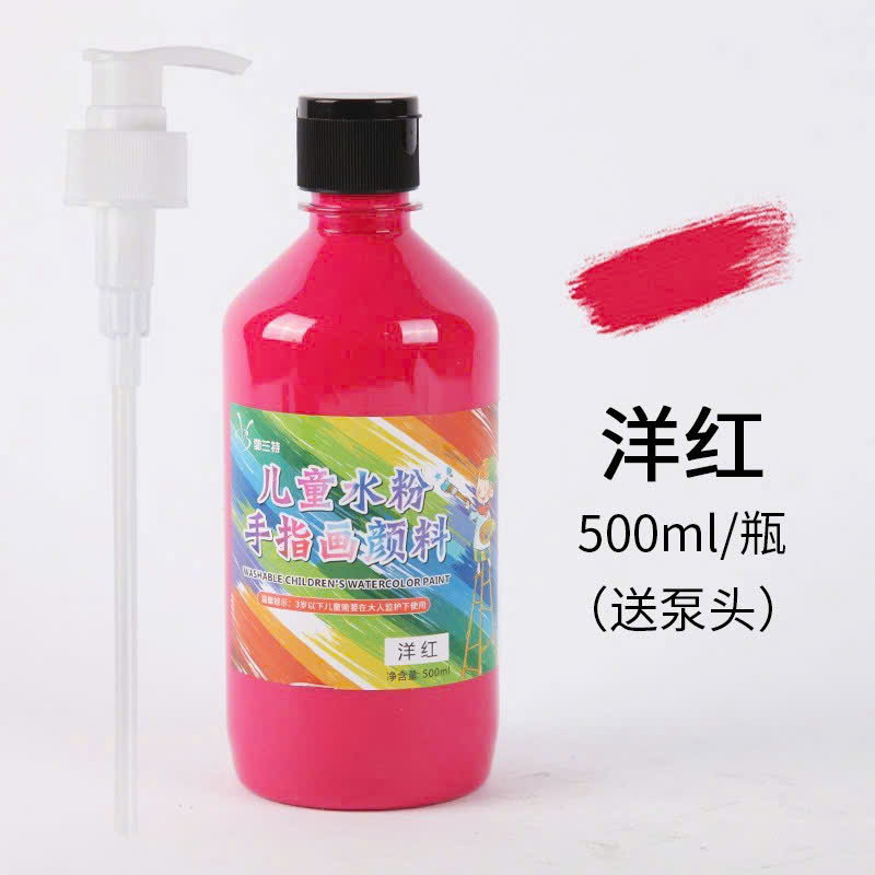 Màu nước 500ml - chai lùn ( 1T*48C ) - màu đỏ đậm
