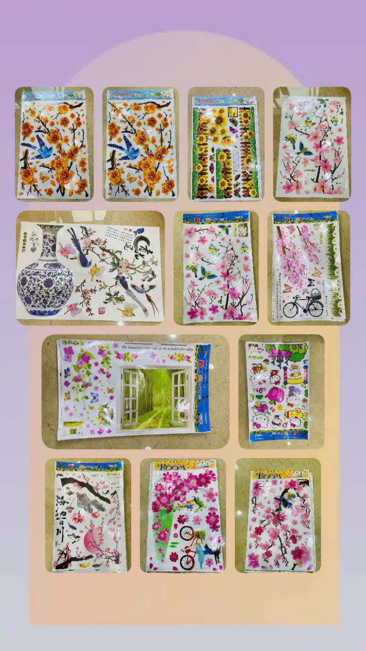 Tranh Decal 3D CLA 60*80 nhiều hình