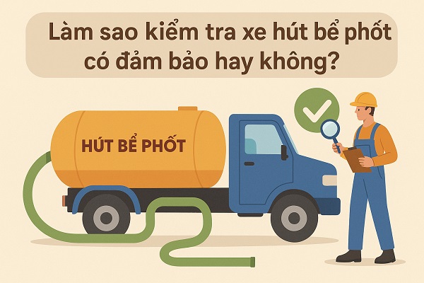 Khi nào nên hút bể phốt để tránh sự cố tràn, nghẹt?