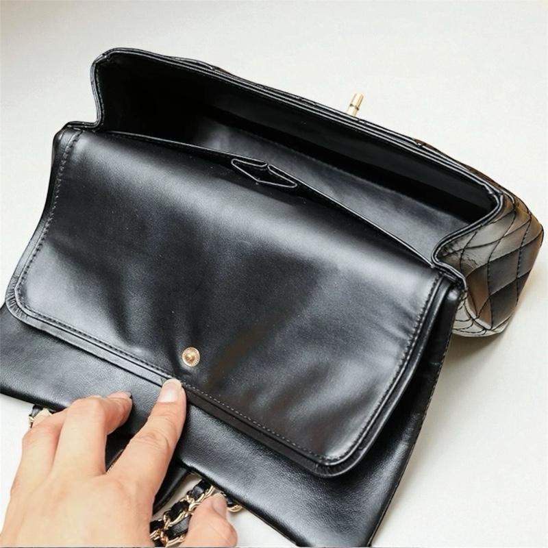 B8_Túi Đeo Vai Nữ Da Cừu Classic Flap, Túi Đi Tiệc Đẳng Cấp Size 23cm HuynhBi