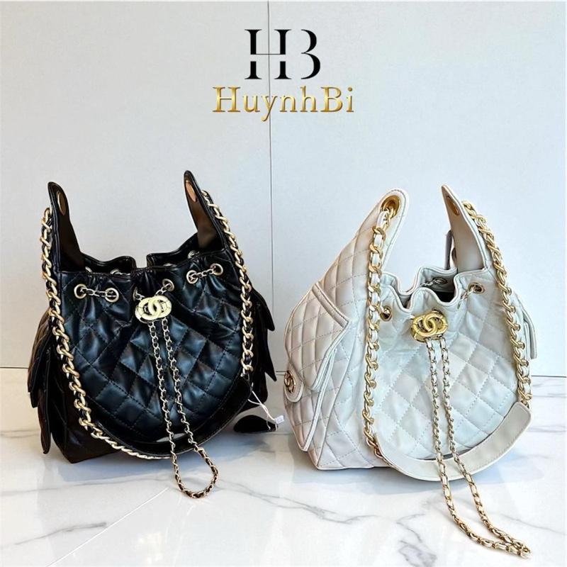 N7_[FULl BOX] Túi Xách Hobo Nữ Da Cừu Mềm, Khóa Xịn (Size 25x20x12) HuynhBi Bag. Có Hộp Làm Quà Tặng