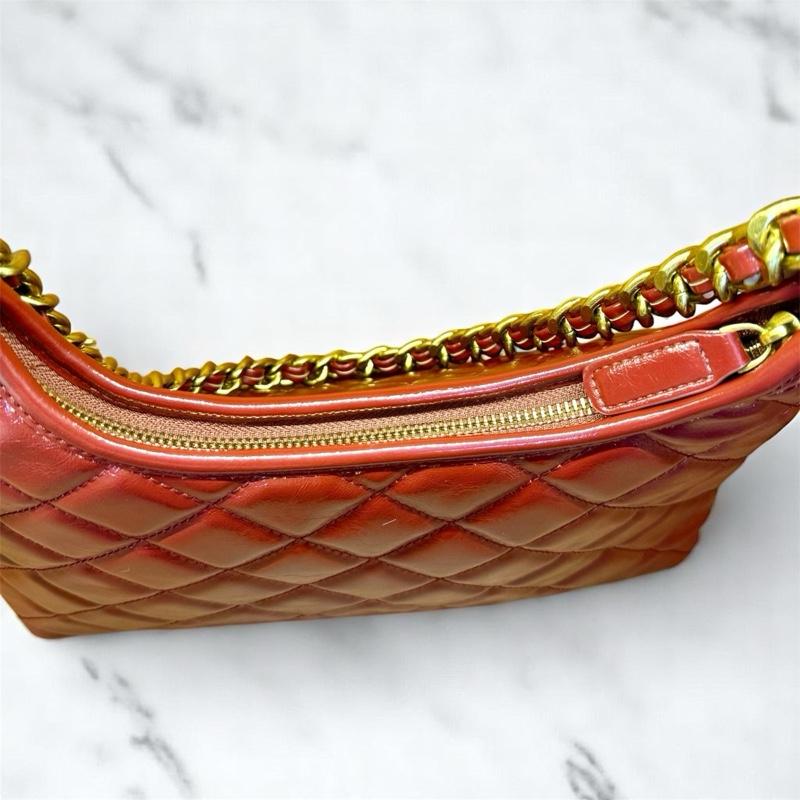 Z12_Túi Nữ Hobo Da Cừu Thật Mềm Dày, Chi Tiết Đồng Không Gỉ [CÓ HỘP] Kích Thước 29x23x10cm- HuynhBi