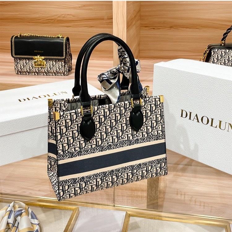 N1_[Tặng ví] Túi Tote Nữ Da Bò Thật, Có Dây đeo, Có Hộp, Kích thước 25.5cm
