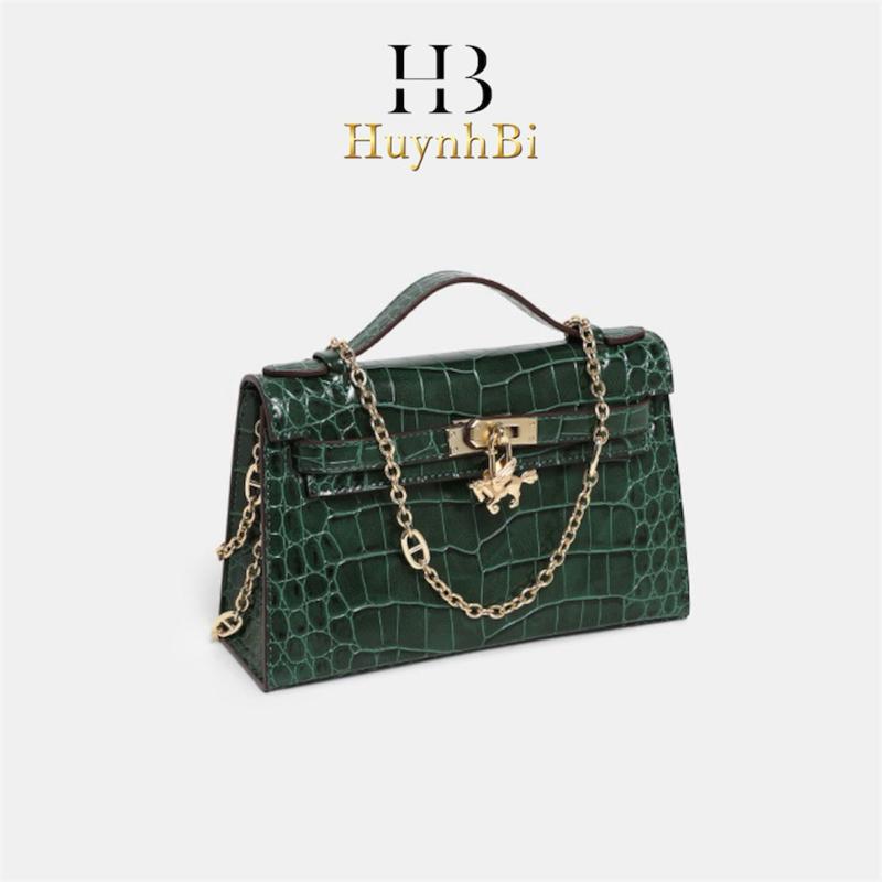 [Fullbox] i5_Túi Xách Nữ Da Bò Thật, Kích thước 22cm, HuynhBi Bag