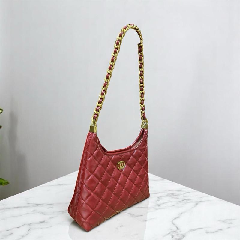 Z12_Túi Nữ Hobo Da Cừu Thật Mềm Dày, Chi Tiết Đồng Không Gỉ [CÓ HỘP] Kích Thước 29x23x10cm- HuynhBi