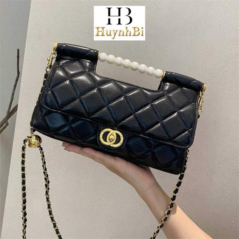 P7_Túi Xách Tay Đeo Da Cừu Thật, Kích Thước 25cm HuynhBi Bag