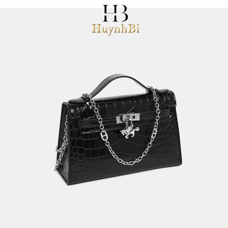 [Fullbox] i5_Túi Xách Nữ Da Bò Thật, Kích thước 22cm, HuynhBi Bag