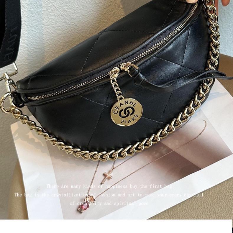 C5_Túi Bao Tử Nữ, Chất Liệu Da Cừu Phong Cách Trẻ Trung Mới 2025, Kích thước 24x16x7- Huỳnh Bi Bag Nữ