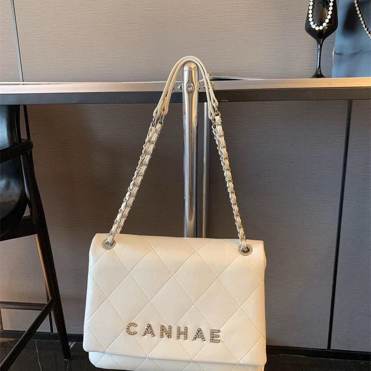 P8_Túi Đeo Vai Da Bê Thật, 5 Ngăn, Kích thước 27cm Nữ HuynhBi Sang Trọng