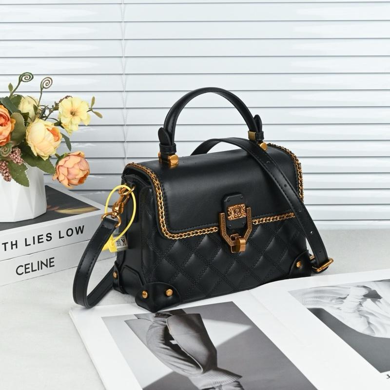 O6_Túi Cốp Nữ Da Bò Thật Trần Hoạ Tiết, Khoá Đồng Không Gỉ, Kích thước 22cm - HuynhBi