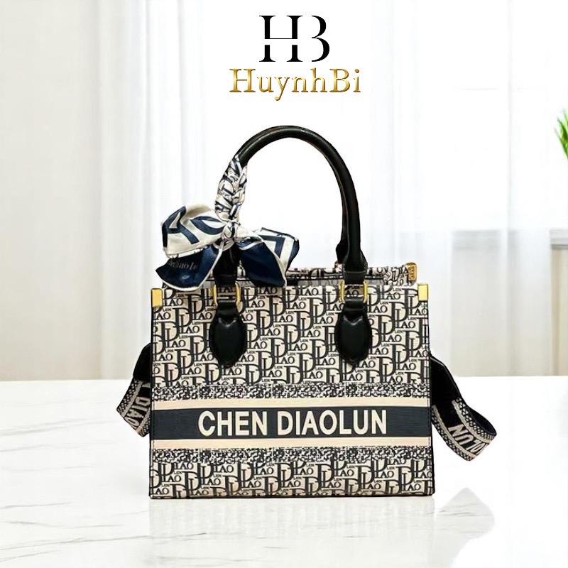 N1_[Tặng ví] Túi Tote Nữ Da Bò Thật, Có Dây đeo, Có Hộp, Kích thước 25.5cm