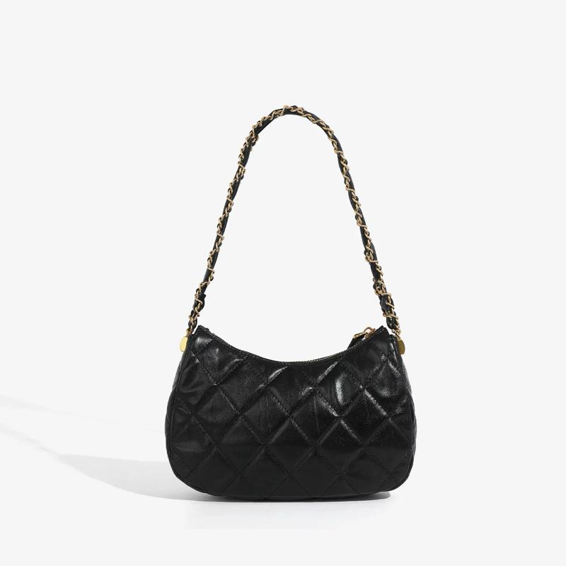 O1_Túi Đeo Vai Đeo Chéo Nữ, Da Bê Mềm, Chi Tiết Đồng Không Gỉ [CÓ HỘP] Kích Thước 23x17x6- HuynhBi LUXURY Bag