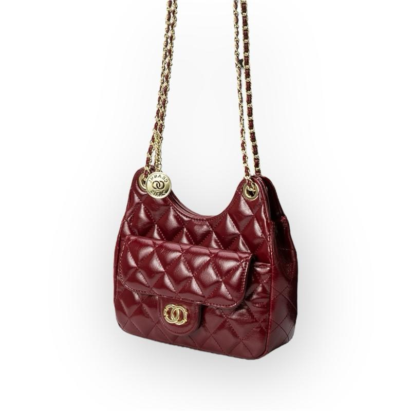 C9_Túi Đeo Vai Đeo Chéo Nữ Chất Liệu Da Cừu Sáp Dầu Thật, Khóa Đồng Không Gỉ, Phong Cách Trẻ Trung Thanh Lịch (CÓ HỘP) - HUỲNH BI Luxury Bag