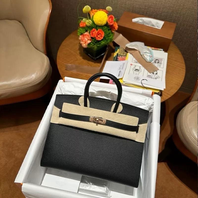 [Fullbox]Q5_Túi Xách Nữ Birkin Da Bò Epsom, Kích thước 25cm túi  xách