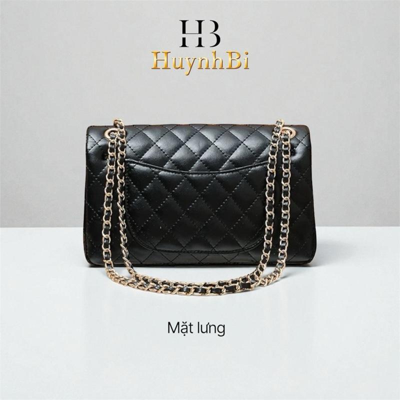 B8_Túi Đeo Vai Nữ Da Cừu Classic Flap, Túi Đi Tiệc Đẳng Cấp Size 23cm HuynhBi
