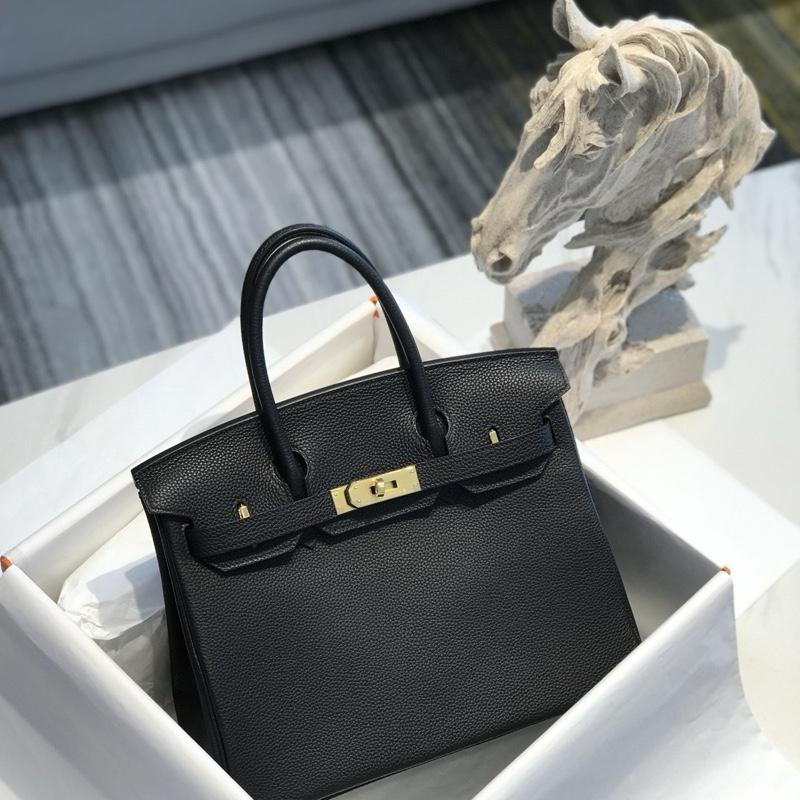 J4_(Có Hộp) Túi Xách Nữ Siêu Phẩm Birkin Da Bò Togo Nhập Khẩu Size 25cm, HuynhBi Luxury Bag Len